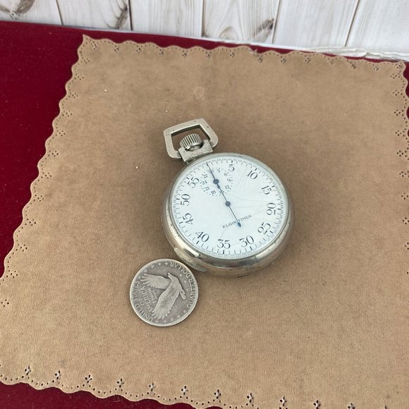 Fabulous Vintage Elgin Timer Stop Watch Mechanical Hand Wind Stop Watch - Picture 4 of 9